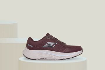 Skechers GO RUN Consistent 3 Streamhaven Waterproof burgunder vanntett damesko