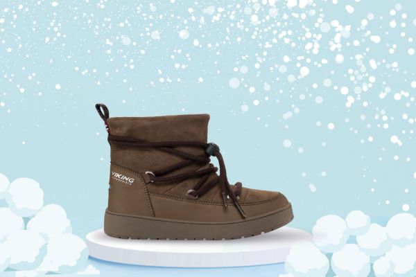 Viking Snowcord Warm WP brun vanntett vintersko