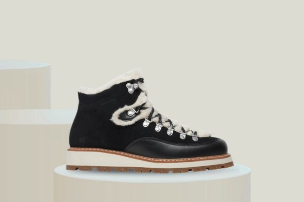 Merrell Sugarloaf Mid Lace Cozy Waterproof svart vanntett vinterboot til dame