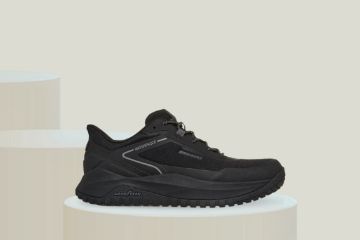 Skechers Badger Koda 211367 BBK svart vanntett Hands Free Slip-ins herresko