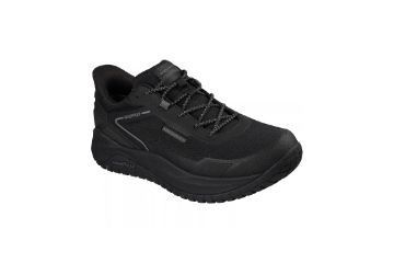 Skechers Badger Koda 211367 BBK svart vanntett Hands Free Slip-ins herresko
