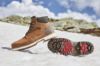Rieker F8311-25 brun vinterboots til herre i semsket skinn med RiekerTEX, ullfôr og Flip-Grip-brodder