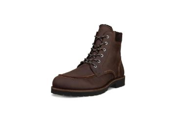 ECCO Charlestown brun vanntett herreboots i nubuckskinn med varmt fôr