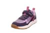 Superfit Agos lilla og rosa GORE-TEX joggesko til junior med borrelås og elastiske lisser