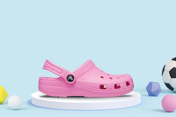 Crocs Classic rosa til barn