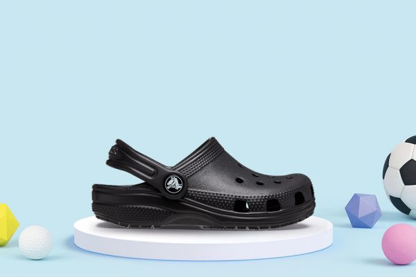 crocs classic barn svart