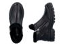 Svart Rieker X8288-00 vinterboot til dame i skinn med glidelås, varmt fôr, RiekerTEX og utfellbare brodder.