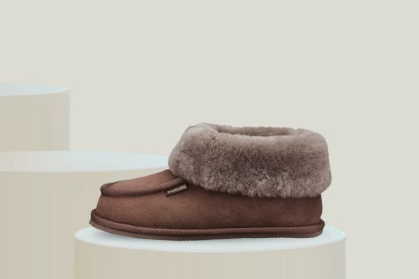 Bilde av wollies saueskinnstøffel - Dame (stone)