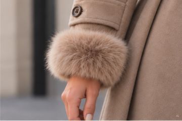 Armwarmer "cuff fake fur" I BEIGE