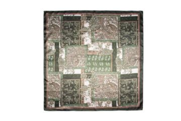 Bilde av Skjerf paisley 70x70 grønn