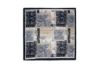 Bilde av Skjerf paisley 70x70 sort
